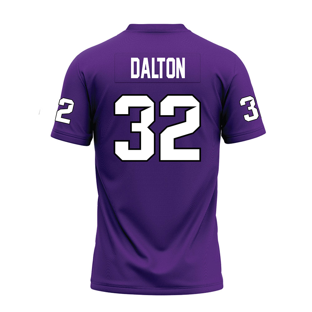 Tarleton State - NCAA Football : Kristian Dalton - Purple Premium Football Jersey