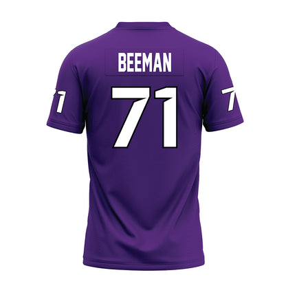 Tarleton State - NCAA Football : Connor Beeman - Purple Premium Football Jersey