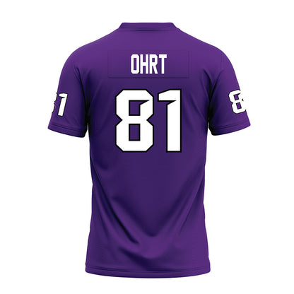 Tarleton State - NCAA Football : Fischer Ohrt - Purple Premium Football Jersey