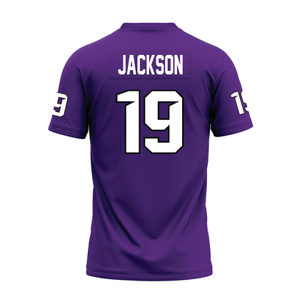 Tarleton State - NCAA Football : Kyle Jackson - Purple Premium Football Jersey