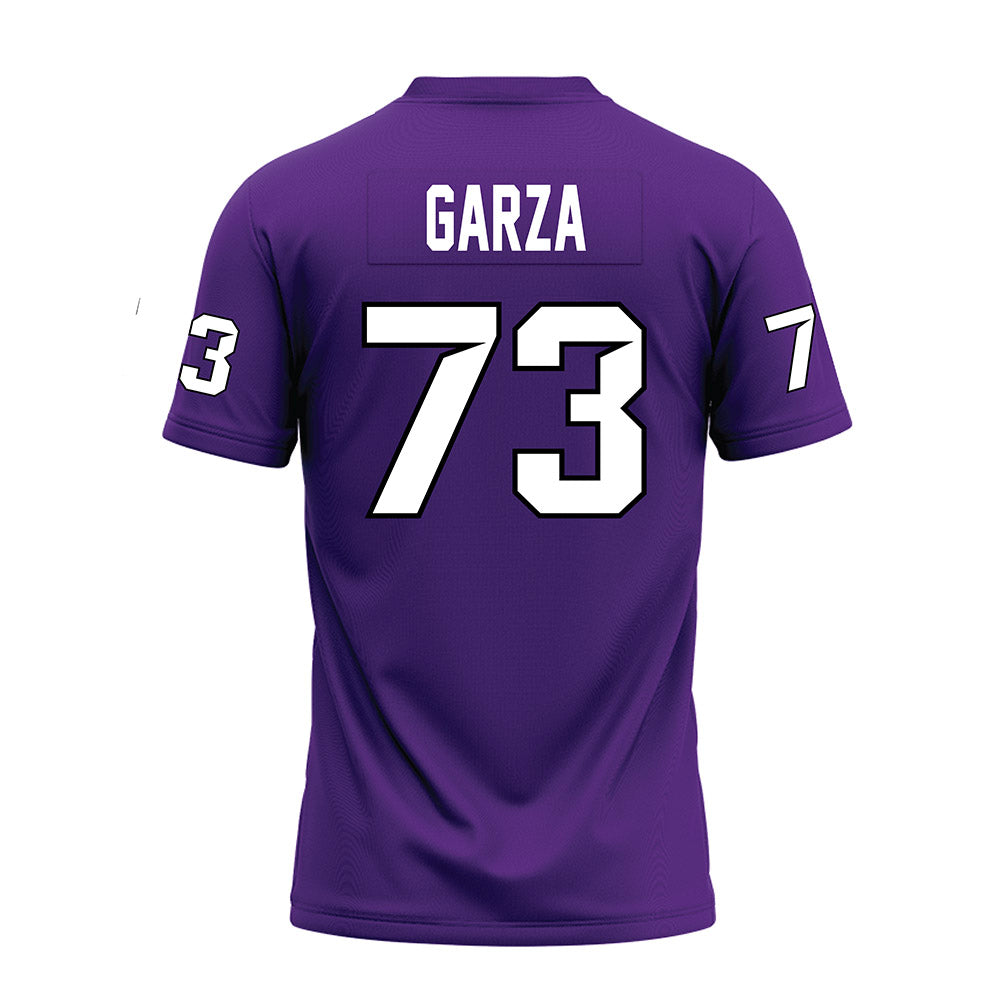 Tarleton State - NCAA Football : Rowdy Garza - Purple Premium Football Jersey