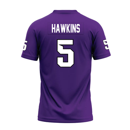 Tarleton State - NCAA Football : Dabari Hawkins - Purple Premium Football Jersey-1