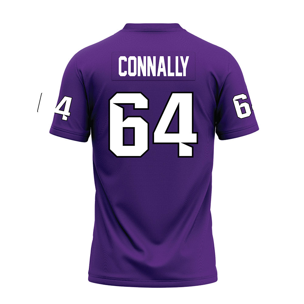 Tarleton State - NCAA Football : Rikter Connally - Purple Premium Football Jersey-1