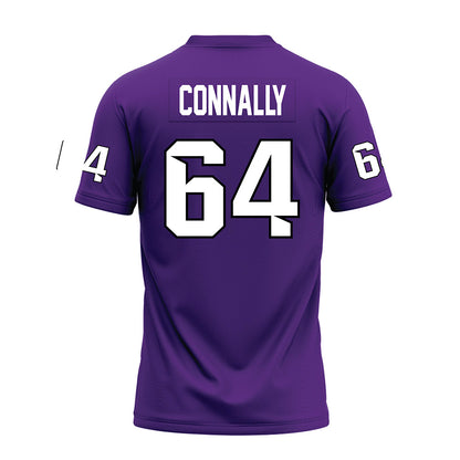 Tarleton State - NCAA Football : Rikter Connally - Purple Premium Football Jersey-1