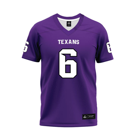 Tarleton State - NCAA Football : Caleb Lewis - Purple Premium Football Jersey-0