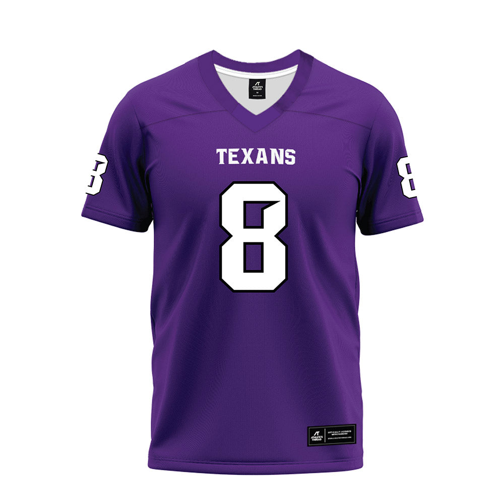 Tarleton State - NCAA Football : Braelon Bridges - Purple Premium Football Jersey-0