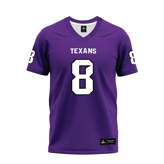 Tarleton State - NCAA Football : Braelon Bridges - Purple Premium Football Jersey-0