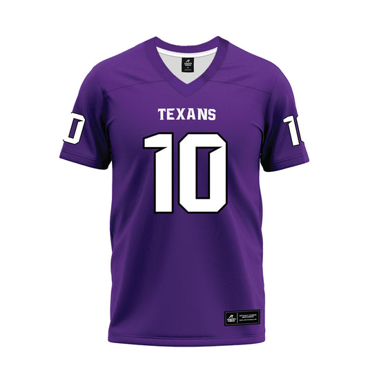 Tarleton State - NCAA Football : Bryce Parker - Purple Premium Football Jersey-0