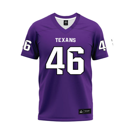 Tarleton State - NCAA Football : Brad Larson - Purple Premium Football Jersey-0