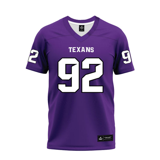 Tarleton State - NCAA Football : Tramaine Chism - Purple Premium Football Jersey