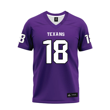 Tarleton State - NCAA Football : Matt Freeman - Purple Premium Football Jersey-0
