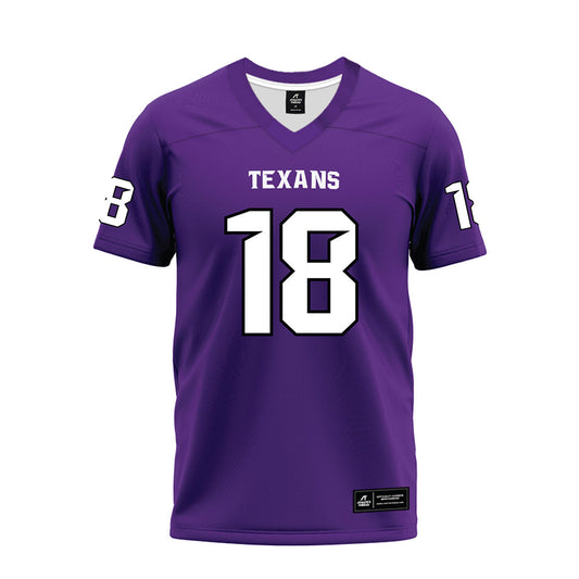 Tarleton State - NCAA Football : Matt Freeman - Purple Premium Football Jersey-0