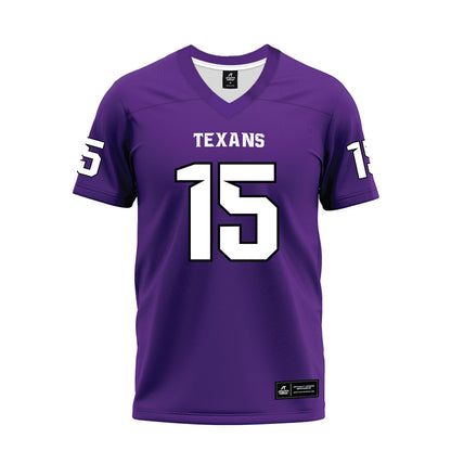 Tarleton State - NCAA Football : Cardea Collier - Purple Premium Football Jersey-0