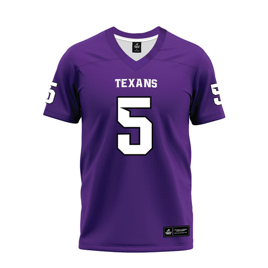 Tarleton State - NCAA Football : Dabari Hawkins - Purple Premium Football Jersey-0