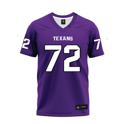 Tarleton State - NCAA Football : Alec Ambrosia - Purple Premium Football Jersey-0