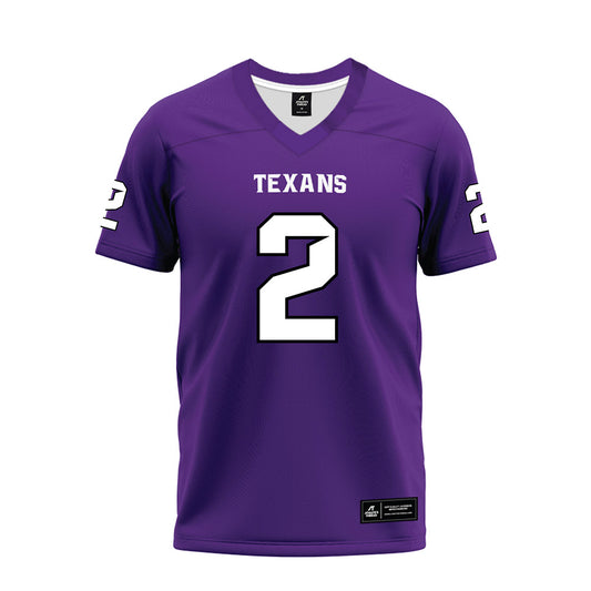 Tarleton State - NCAA Football : Cody Jackson - Purple Premium Football Jersey