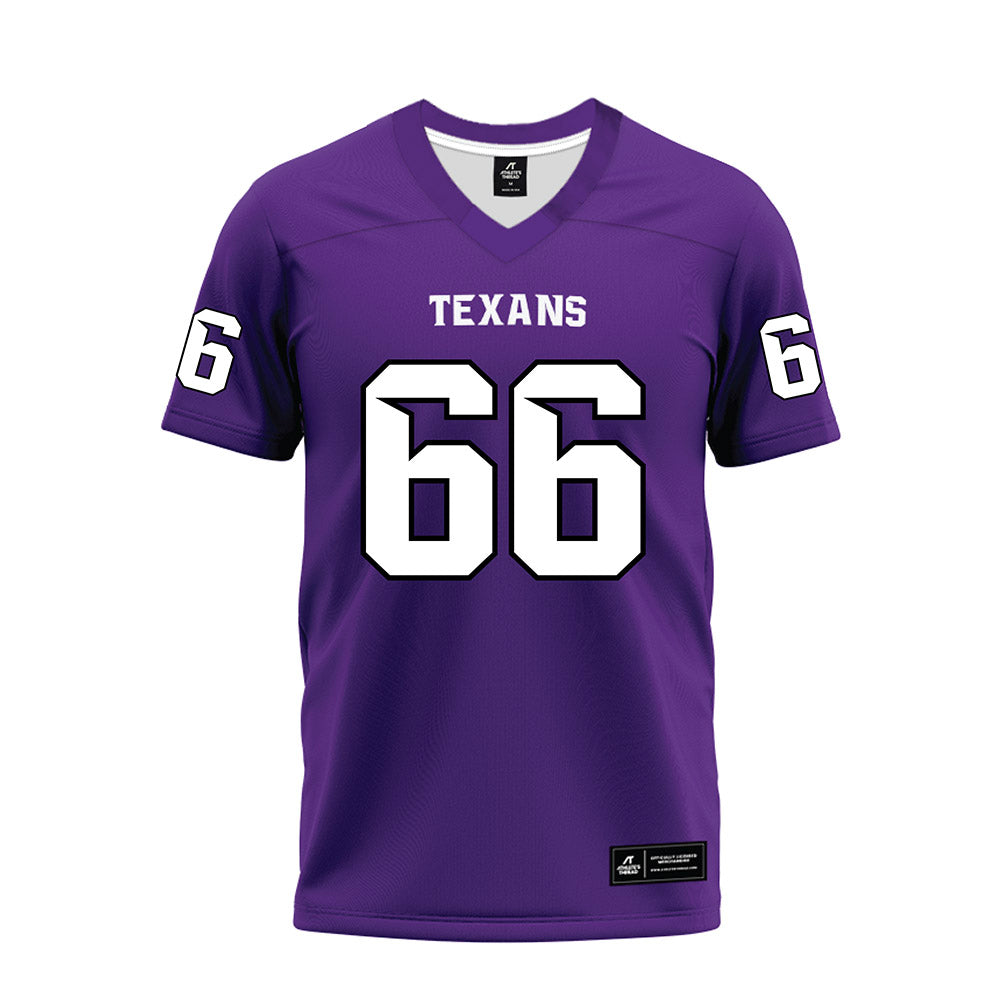 Tarleton State - NCAA Football : Jake Hall - Purple Premium Football Jersey