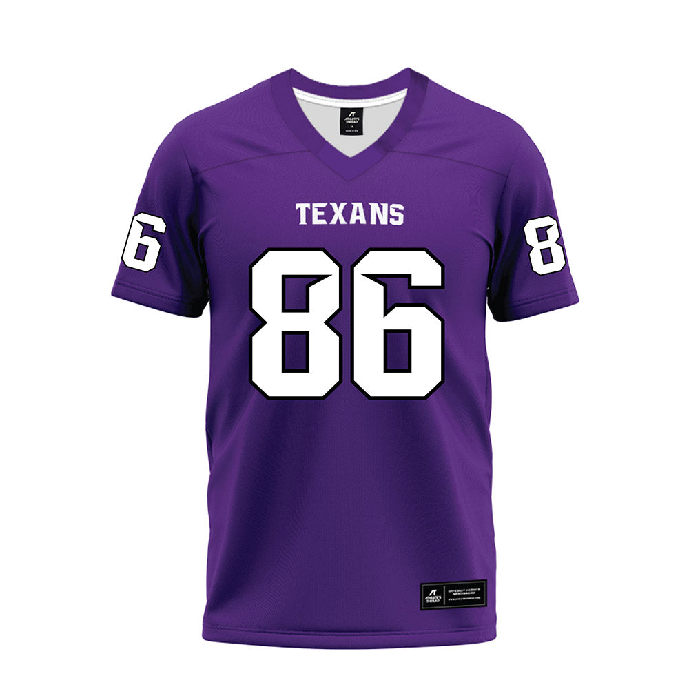 Tarleton State - NCAA Football : Matthew Bosset - Purple Premium Football Jersey-0