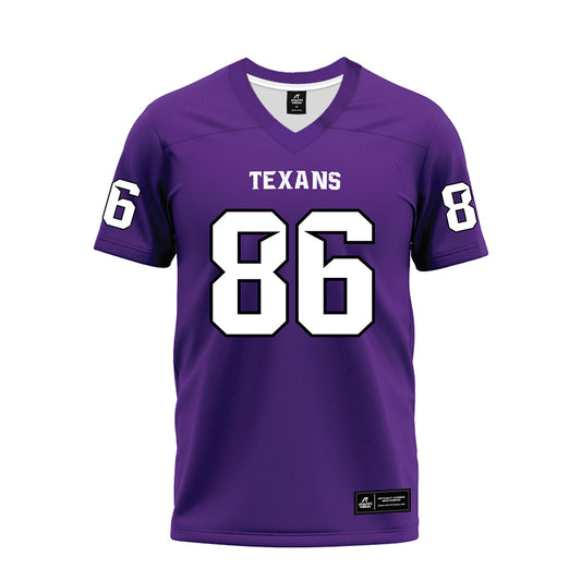 Tarleton State - NCAA Football : Matthew Bosset - Purple Premium Football Jersey-0