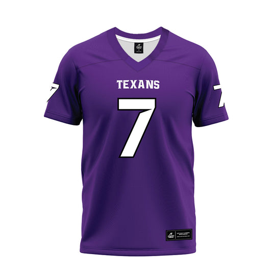 Tarleton State - NCAA Football : Mikey Henderson - Purple Premium Football Jersey