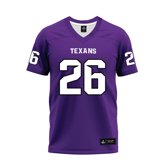 Tarleton State - NCAA Football : Brandon Tolvert - Purple Premium Football Jersey-0