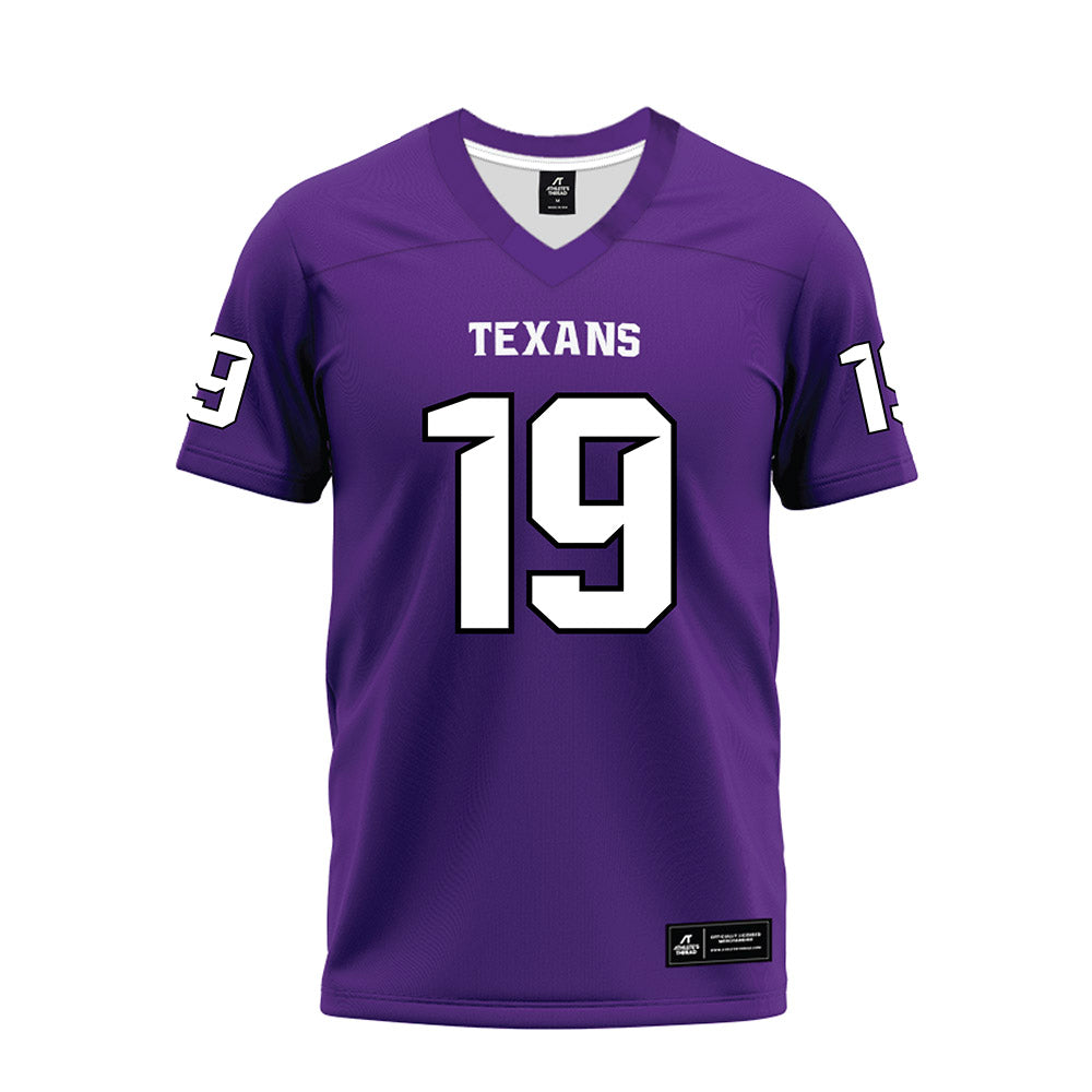 Tarleton State - NCAA Football : Kyle Jackson - Purple Premium Football Jersey