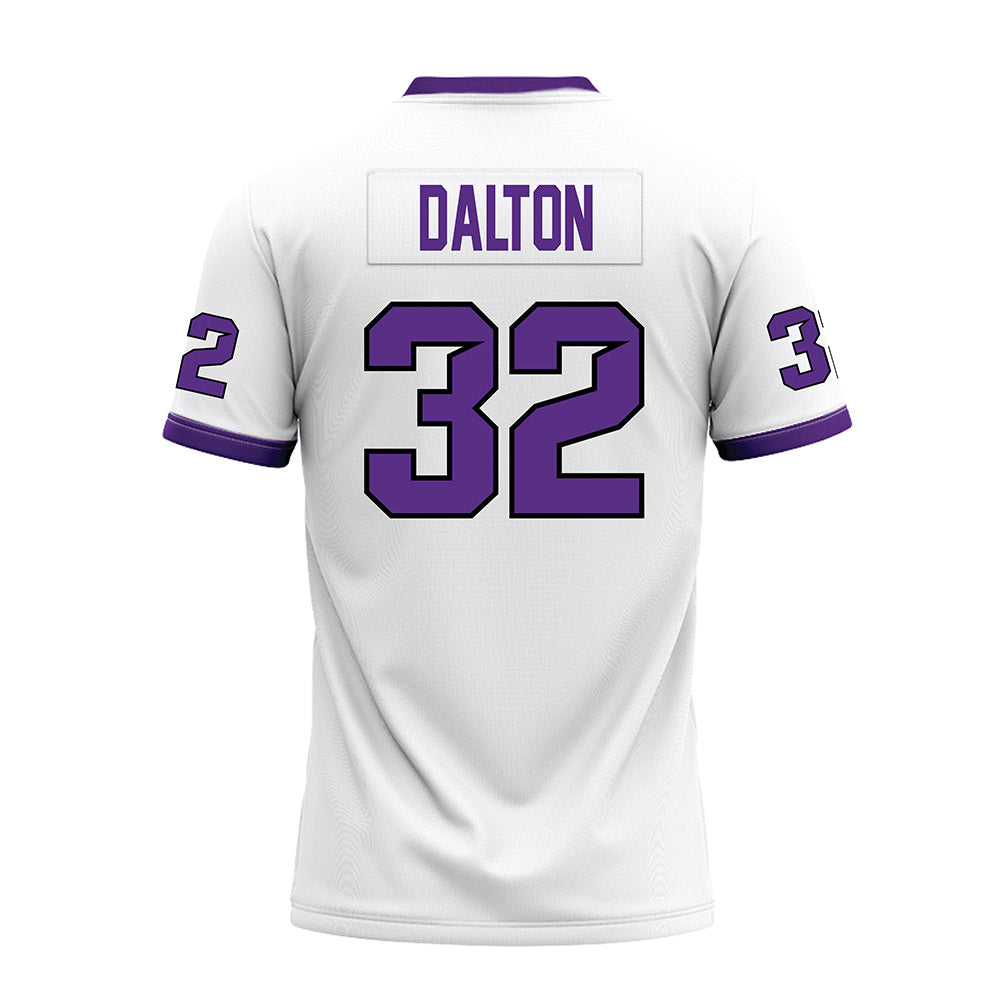 Tarleton State - NCAA Football : Kristian Dalton - White Premium Football Jersey