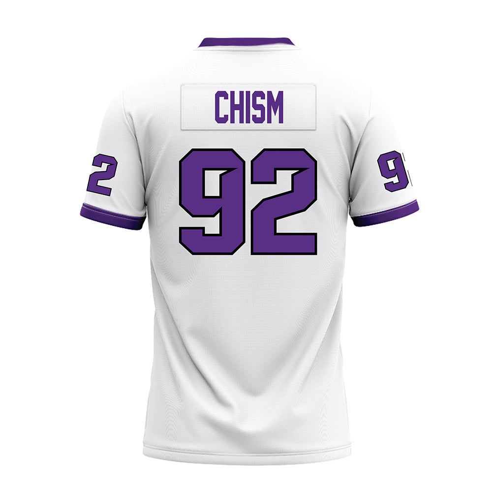Tarleton State - NCAA Football : Tramaine Chism - White Premium Football Jersey
