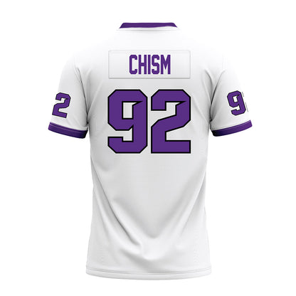 Tarleton State - NCAA Football : Tramaine Chism - White Premium Football Jersey