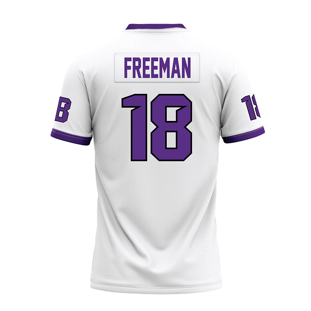 Tarleton State - NCAA Football : Matt Freeman - White Premium Football Jersey-1