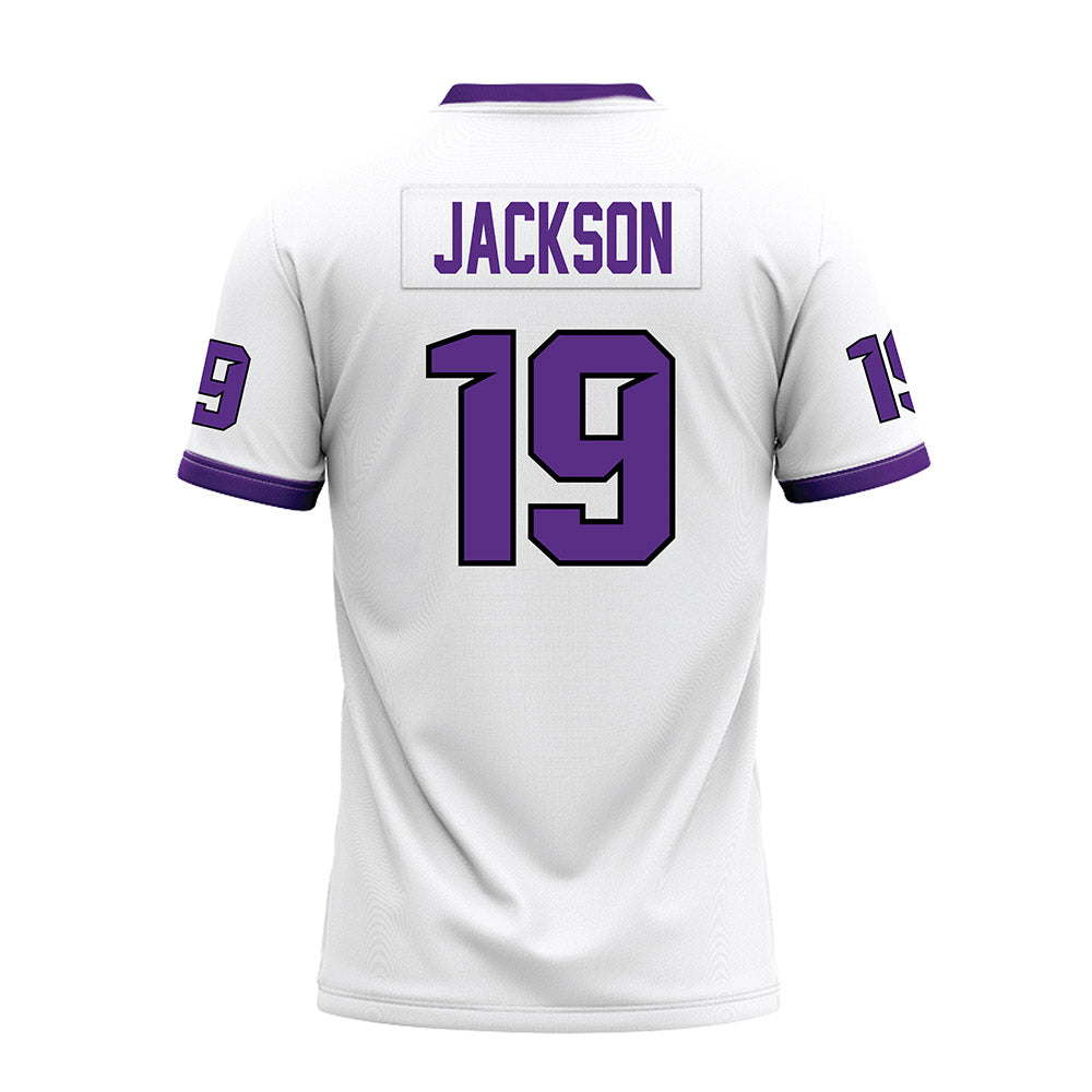Tarleton State - NCAA Football : Kyle Jackson - White Premium Football Jersey