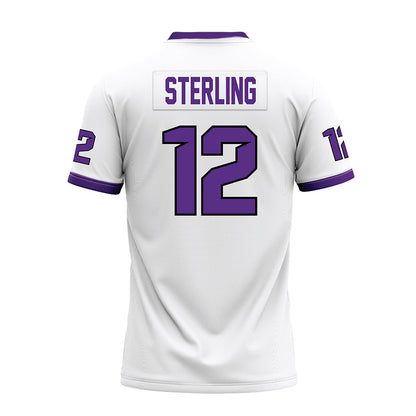 Tarleton State - NCAA Football : Devin Sterling - White Premium Football Jersey