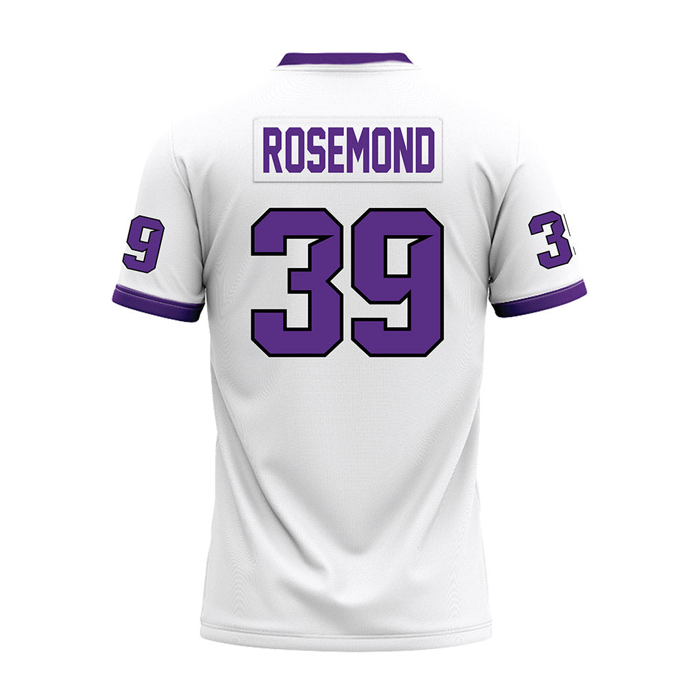 Tarleton State - NCAA Football : Deangelo Rosemond - White Premium Football Jersey-1