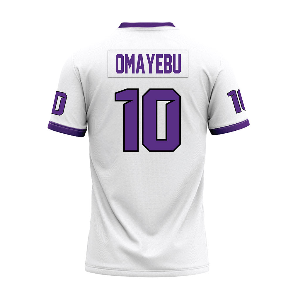Tarleton State - NCAA Football : Benjamin Omayebu - White Premium Football Jersey