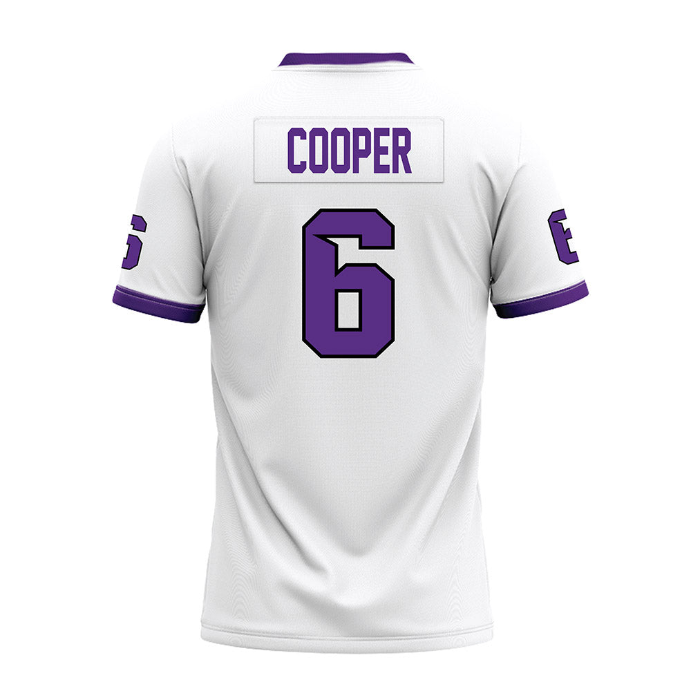 Tarleton State - NCAA Football : Darius Cooper - White Premium Football Jersey