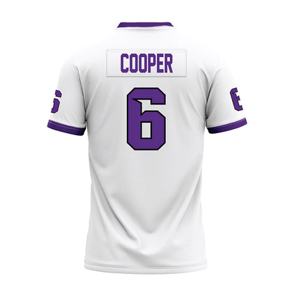 Tarleton State - NCAA Football : Darius Cooper - White Premium Football Jersey