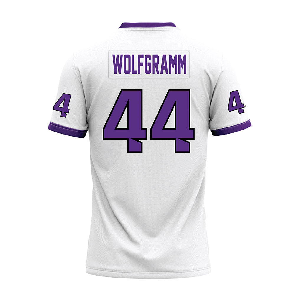 Tarleton State - NCAA Football : Vililami Wolfgramm - White Premium Football Jersey