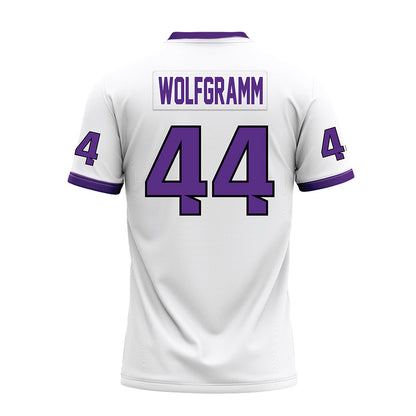 Tarleton State - NCAA Football : Vililami Wolfgramm - White Premium Football Jersey