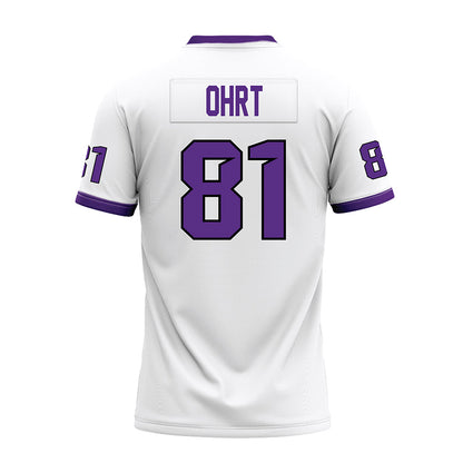 Tarleton State - NCAA Football : Fischer Ohrt - White Premium Football Jersey