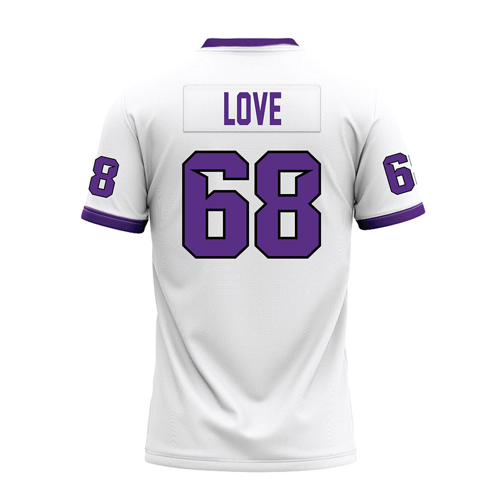 Tarleton State - NCAA Football : Jordan Love - White Premium Football Jersey-1