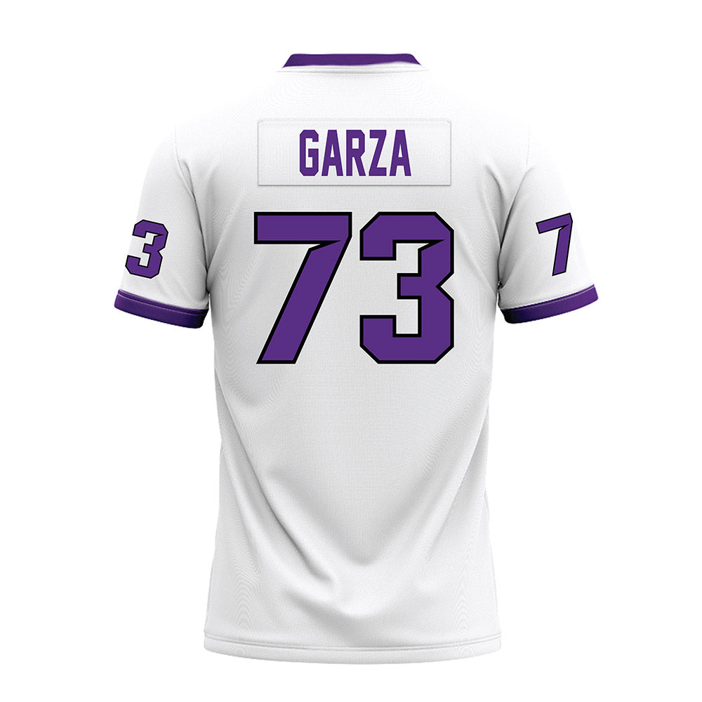Tarleton State - NCAA Football : Rowdy Garza - White Premium Football Jersey