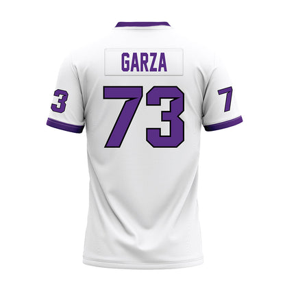 Tarleton State - NCAA Football : Rowdy Garza - White Premium Football Jersey