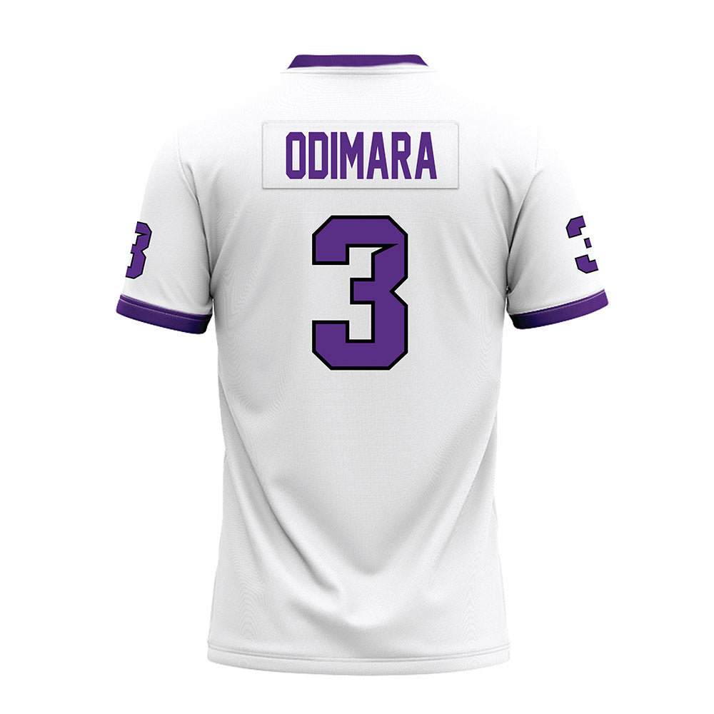 Tarleton State - NCAA Football : Les Odimara - White Premium Football Jersey-1