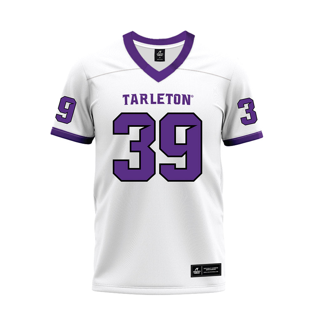 Tarleton State - NCAA Football : Deangelo Rosemond - White Premium Football Jersey-0