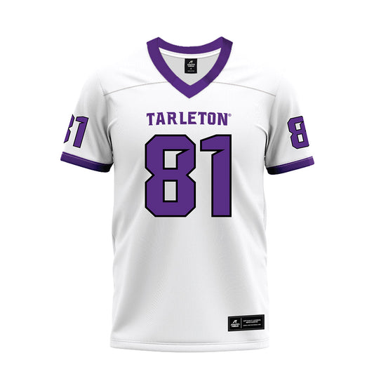 Tarleton State - NCAA Football : Fischer Ohrt - White Premium Football Jersey