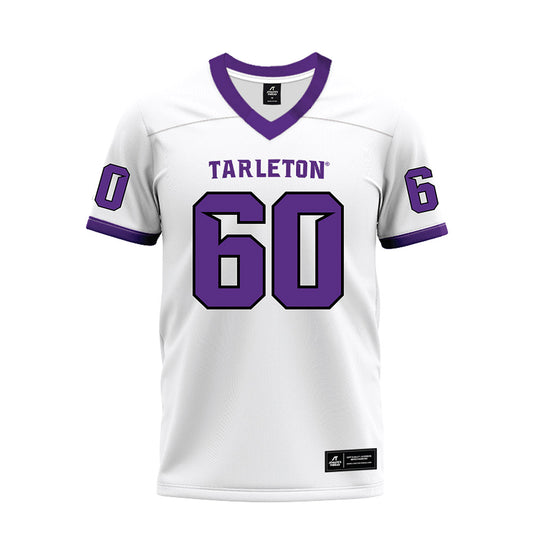 Tarleton State - NCAA Football : Hunter Smith - White Premium Football Jersey-0