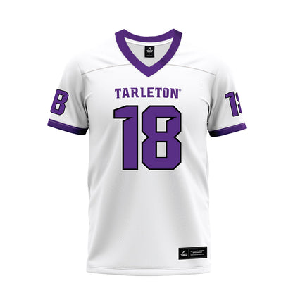 Tarleton State - NCAA Football : Matt Freeman - White Premium Football Jersey-0