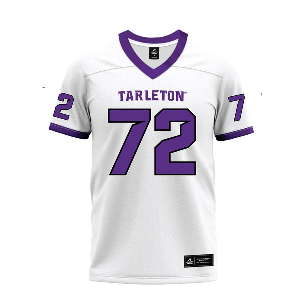 Tarleton State - NCAA Football : Alec Ambrosia - White Premium Football Jersey-0