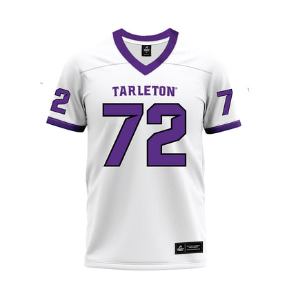 Tarleton State - NCAA Football : Alec Ambrosia - White Premium Football Jersey-0
