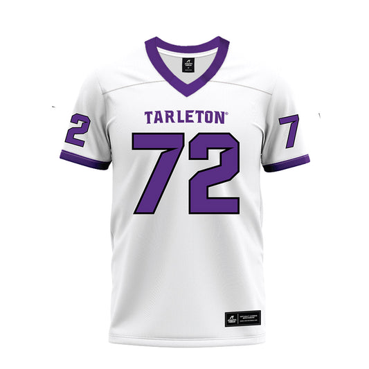 Tarleton State - NCAA Football : Alec Ambrosia - White Premium Football Jersey-0